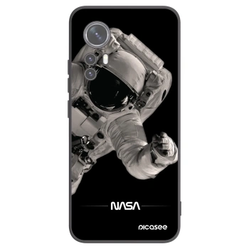 Picasee silikonski črni ovitek za Xiaomi 12 - Astronaut Big