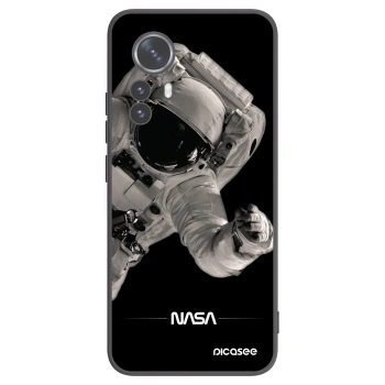 Picasee silikonski črni ovitek za Xiaomi 12 Pro - Astronaut Big