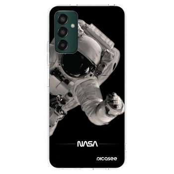 Picasee silikonski prozorni ovitek za Samsung Galaxy M13 M135F - Astronaut Big
