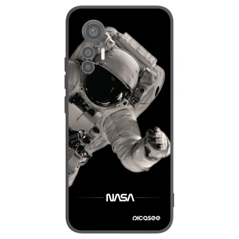 Picasee silikonski črni ovitek za Xiaomi 12 Lite - Astronaut Big