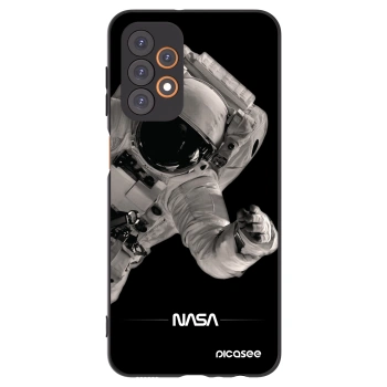 Picasee silikonski črni ovitek za Samsung Galaxy A23 A236B 5G - Astronaut Big