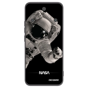Picasee silikonski črni ovitek za Honor Magic5 Lite 5G - Astronaut Big