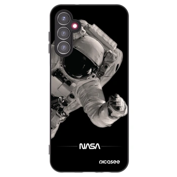 Picasee silikonski črni ovitek za Samsung Galaxy A14 4G A145R - Astronaut Big