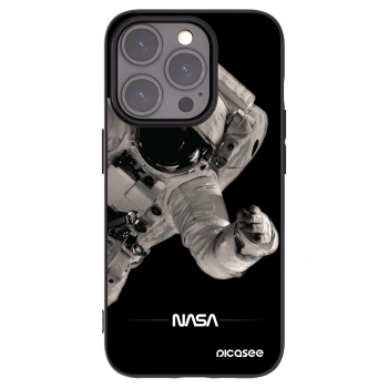 Picasee silikonski črni ovitek za Apple iPhone 15 Pro - Astronaut Big