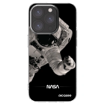 Picasee silikonski prozorni ovitek za Apple iPhone 15 Pro - Astronaut Big
