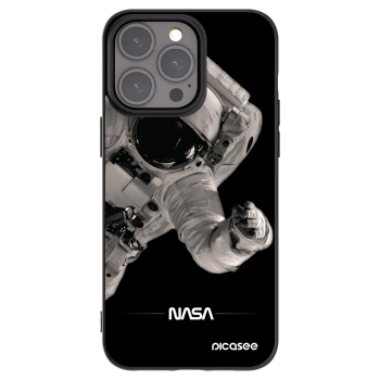 Picasee silikonski črni ovitek za Apple iPhone 15 Pro Max - Astronaut Big