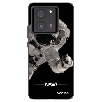 Picasee silikonski črni ovitek za Xiaomi 13T - Astronaut Big
