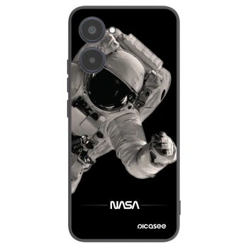 Picasee silikonski črni ovitek za Realme 10 4G - Astronaut Big