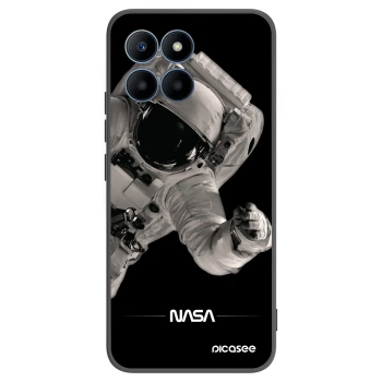 Picasee silikonski črni ovitek za Honor 70 Lite - Astronaut Big