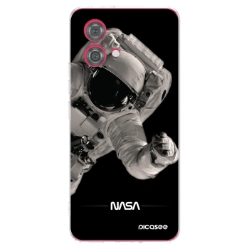 Picasee silikonski prozorni ovitek za Motorola Moto G84 5G - Astronaut Big