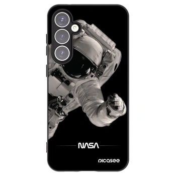 Picasee silikonski črni ovitek za Samsung Galaxy S23 FE S711B - Astronaut Big