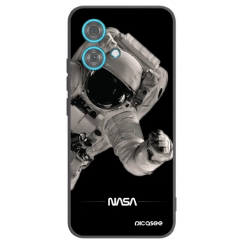 Picasee silikonski črni ovitek za Motorola Edge 40 Neo - Astronaut Big