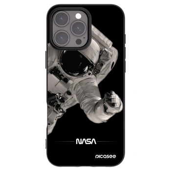 Picasee silikonski črni ovitek za Apple iPhone 16 Pro Max - Astronaut Big