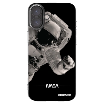 Picasee silikonski prozorni ovitek za Apple iPhone 16 Plus - Astronaut Big