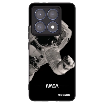 Picasee silikonski črni ovitek za Xiaomi 14T Pro - Astronaut Big