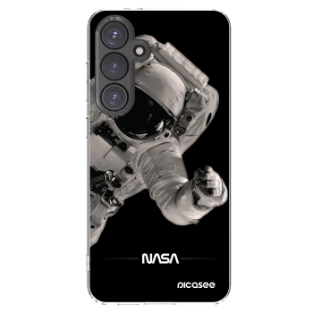 Picasee silikonski prozorni ovitek za Samsung Galaxy S24 FE S721B - Astronaut Big