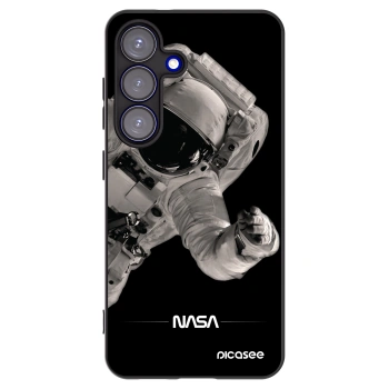 Picasee silikonski črni ovitek za Samsung Galaxy S25 5G - Astronaut Big
