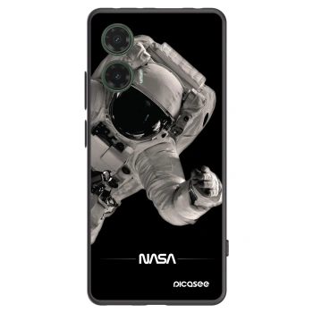 Picasee silikonski črni ovitek za Motorola Moto G35 5G - Astronaut Big