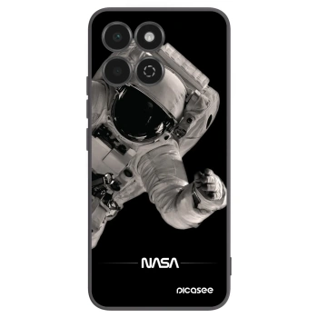 Picasee silikonski črni ovitek za Honor 200 Smart 5G - Astronaut Big