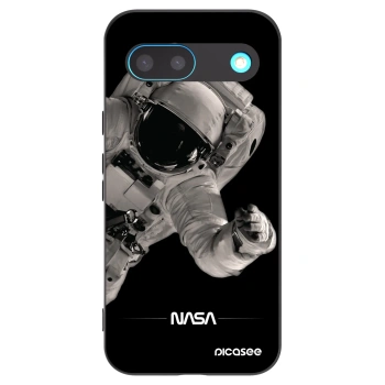 Picasee silikonski črni ovitek za Google Pixel 8 - Astronaut Big