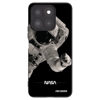 Picasee silikonski črni ovitek za Honor X8c - Astronaut Big