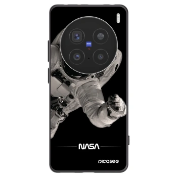 Picasee silikonski črni ovitek za Vivo X200 Pro - Astronaut Big