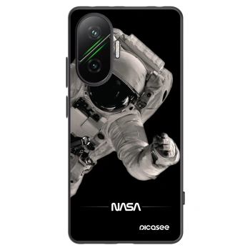 Picasee silikonski črni ovitek za Xiaomi Poco F7 Pro 5G - Astronaut Big