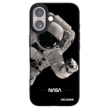 Picasee silikonski črni ovitek za Apple iPhone 17 - Astronaut Big