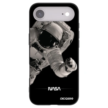 Picasee silikonski črni ovitek za Apple iPhone Air - Astronaut Big