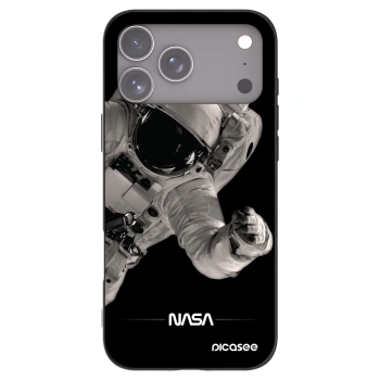 Picasee silikonski črni ovitek za Apple iPhone 17 Pro Max - Astronaut Big