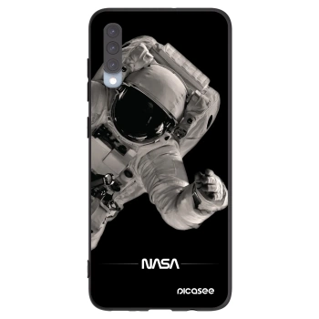 Picasee silikonski črni ovitek za Samsung Galaxy A70 A705F - Astronaut Big
