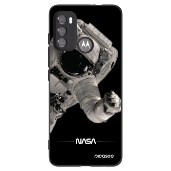 Picasee silikonski črni ovitek za Motorola Edge 60 5G - Astronaut Big