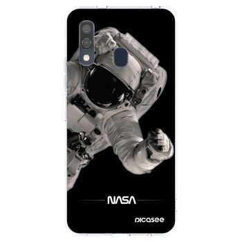 Picasee silikonski prozorni ovitek za Samsung Galaxy A40 A405F - Astronaut Big