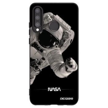 Picasee silikonski črni ovitek za Huawei P30 Lite - Astronaut Big