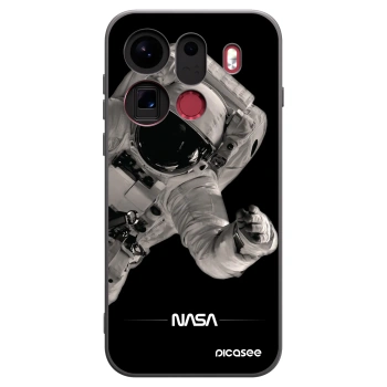 Picasee silikonski črni ovitek za OPPO Find X9 Pro - Astronaut Big