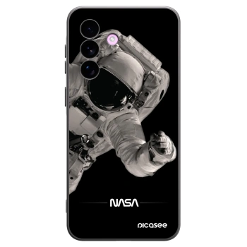 Picasee silikonski črni ovitek za Samsung Galaxy A57 5G - Astronaut Big