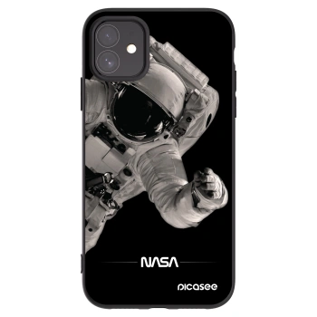 Picasee silikonski črni ovitek za Apple iPhone 11 - Astronaut Big