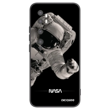 Picasee silikonski črni ovitek za Xiaomi Mi Note 10 (Pro) - Astronaut Big