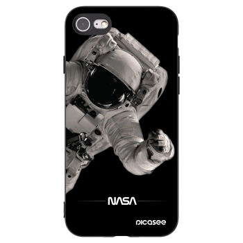 Picasee silikonski črni ovitek za Apple iPhone SE 2020 - Astronaut Big