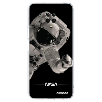 Picasee silikonski prozorni ovitek za Xiaomi Redmi Note 9S - Astronaut Big
