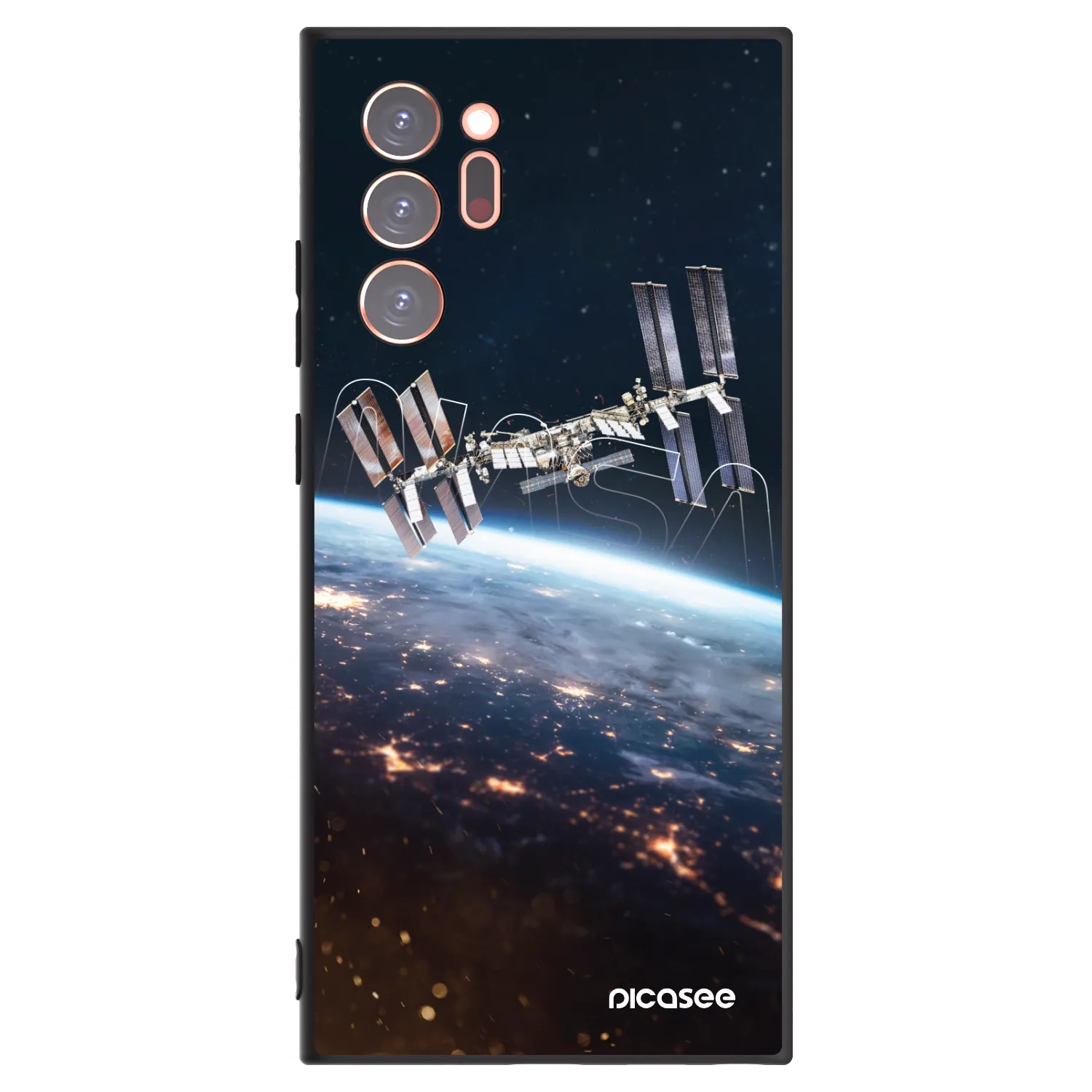 Picasee silikonski črni ovitek za Samsung Galaxy Note 20 Ultra - Station