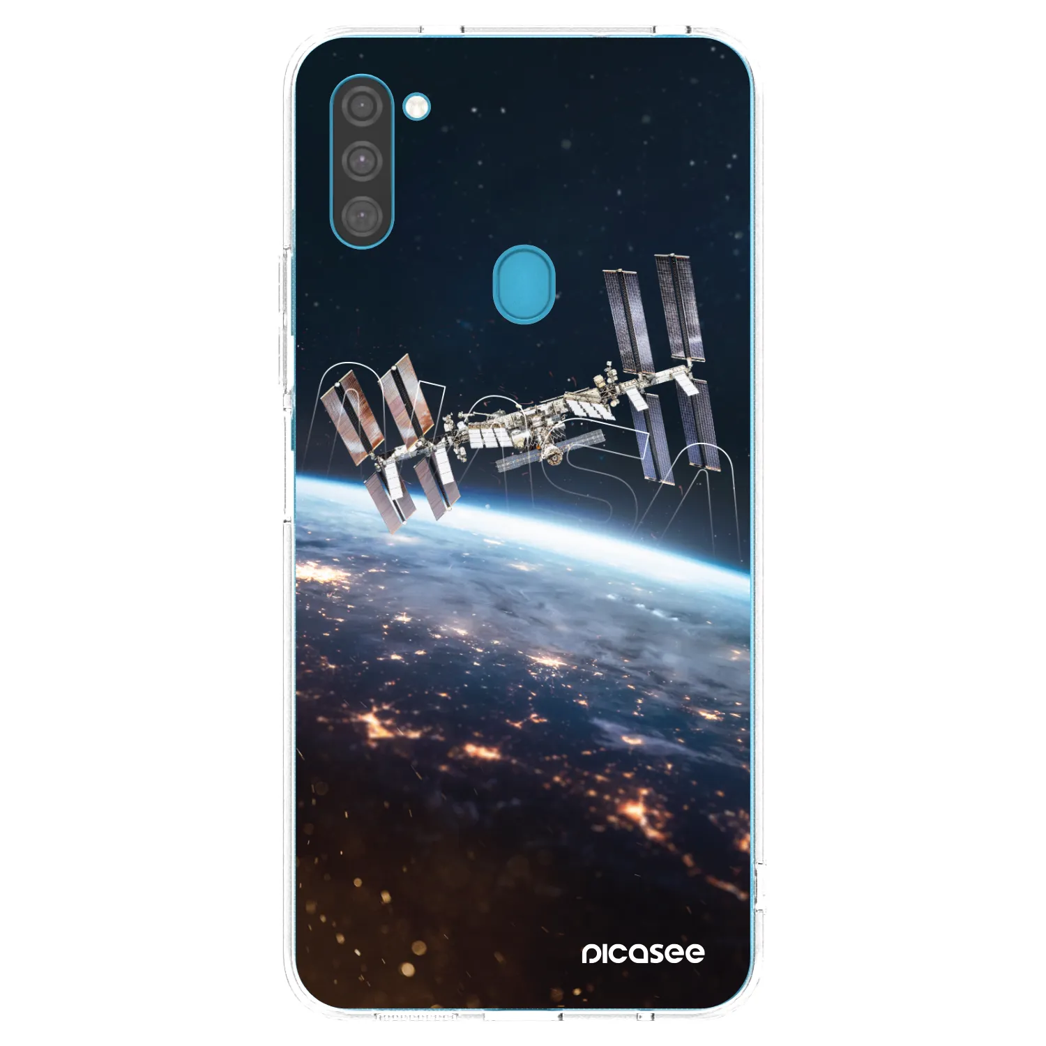 Picasee silikonski prozorni ovitek za Samsung Galaxy M11 - Station