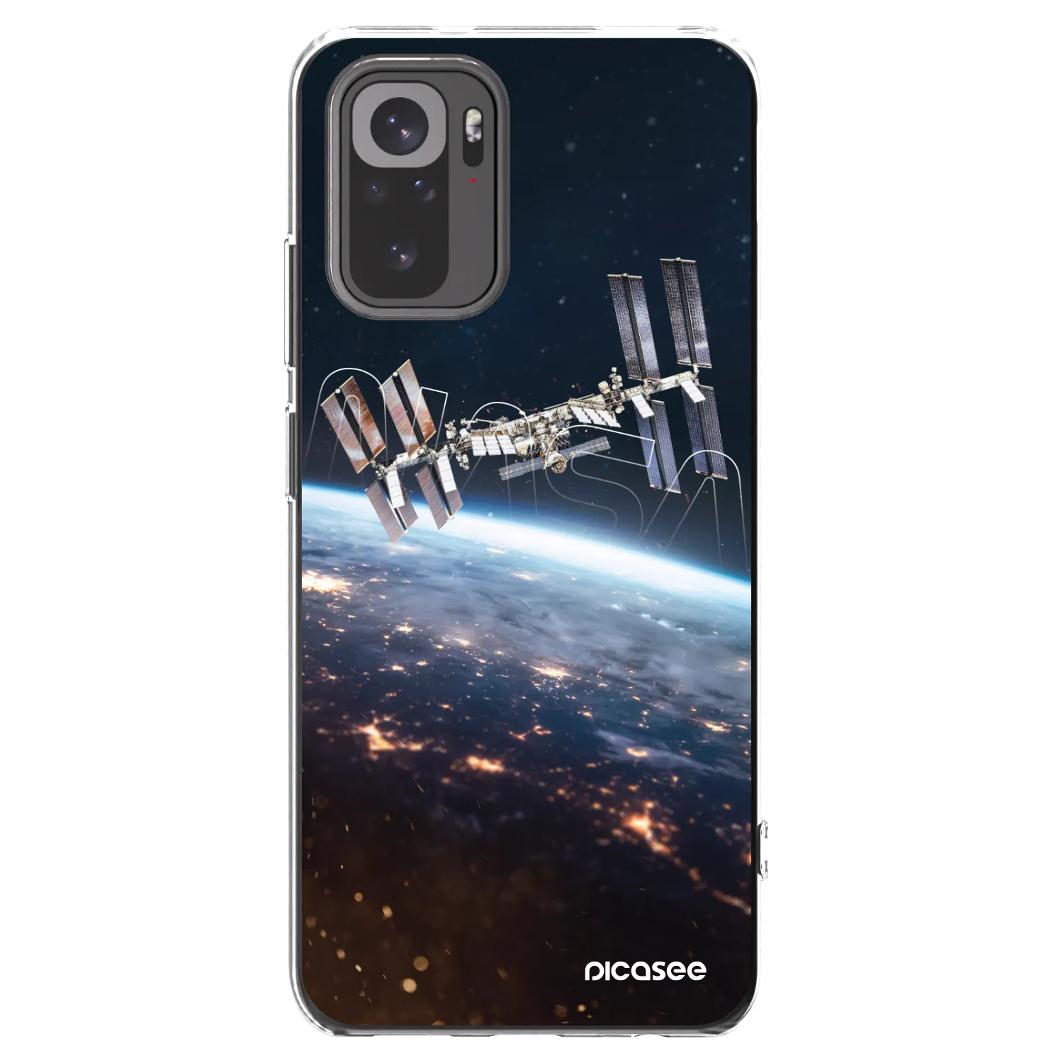 Picasee silikonski prozorni ovitek za Xiaomi Redmi Note 10 - Station