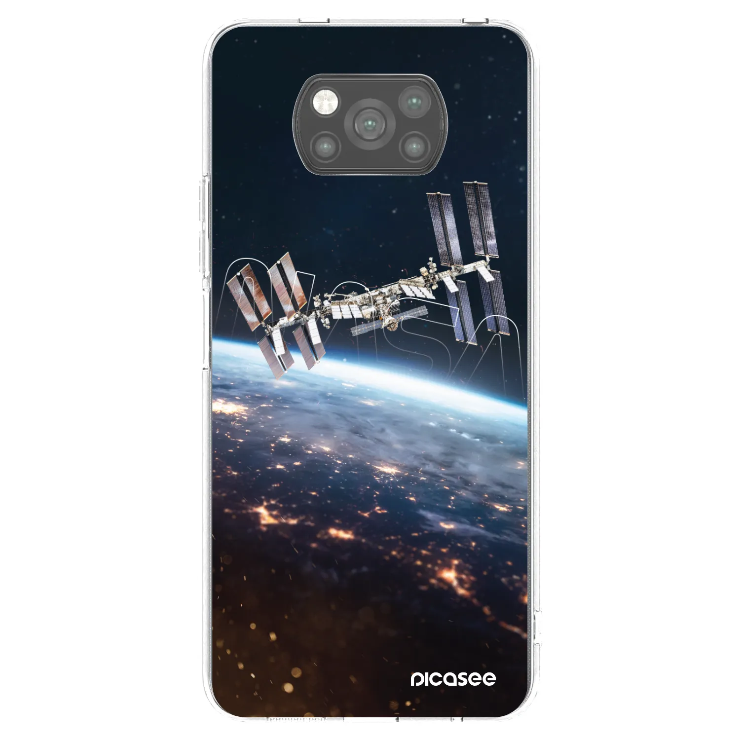 Picasee silikonski črni ovitek za Xiaomi Poco X3 Pro - Station