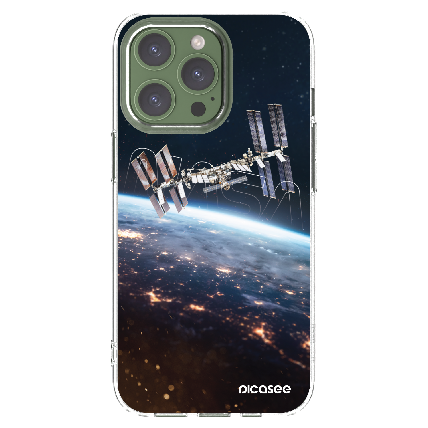 Picasee silikonski prozorni ovitek za Apple iPhone 13 Pro - Station