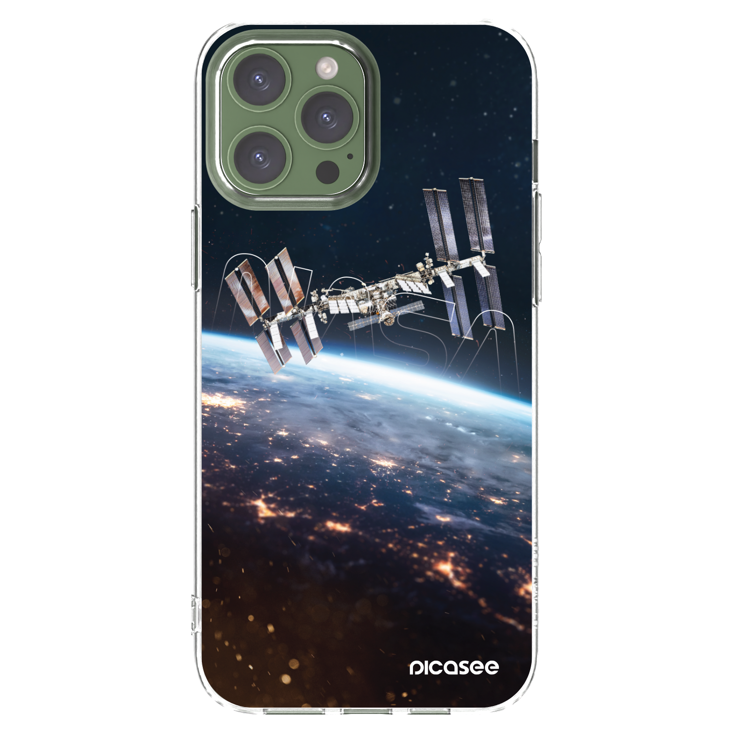 Picasee silikonski prozorni ovitek za Apple iPhone 13 Pro Max - Station
