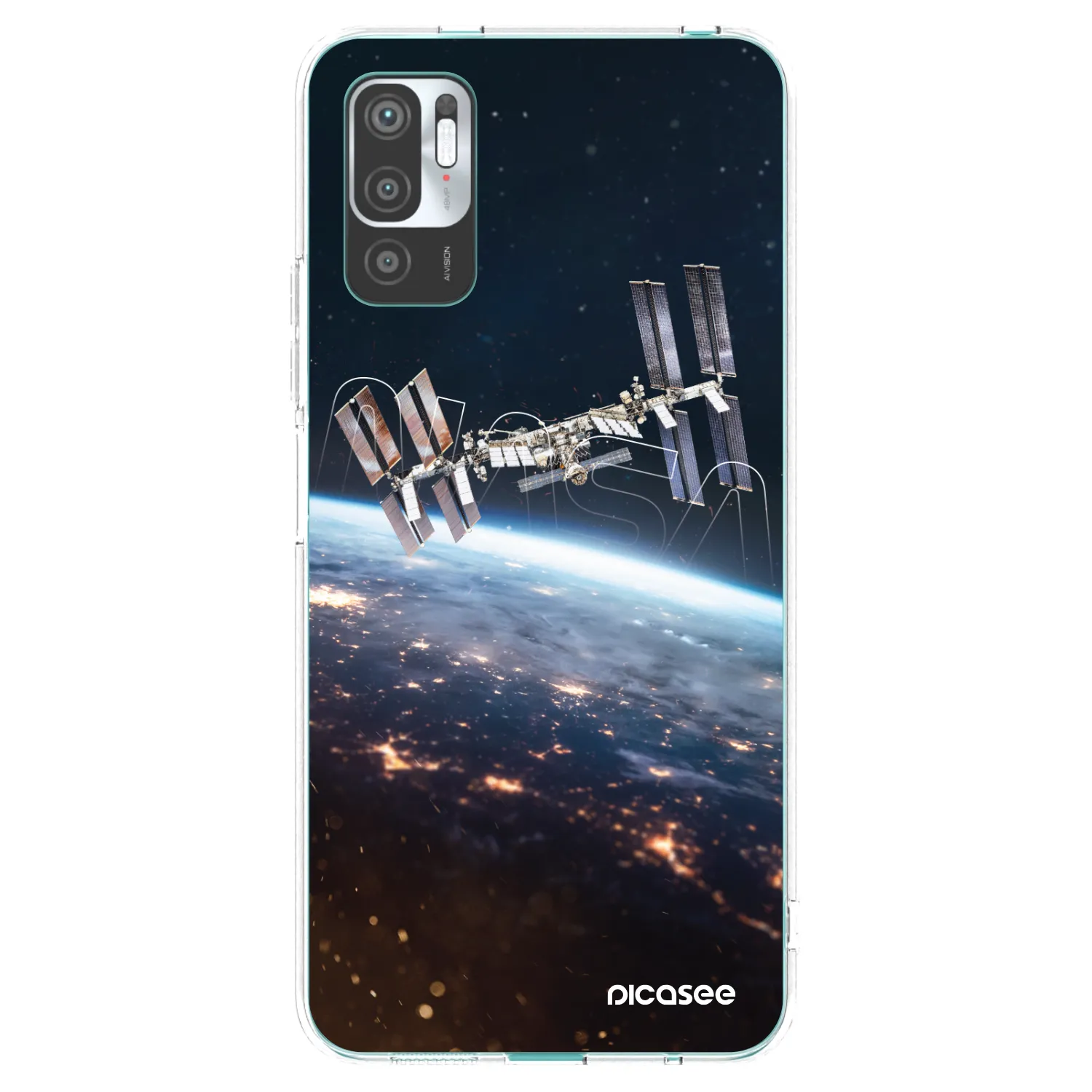 Picasee silikonski prozorni ovitek za Xiaomi Redmi Note 10 5G - Station