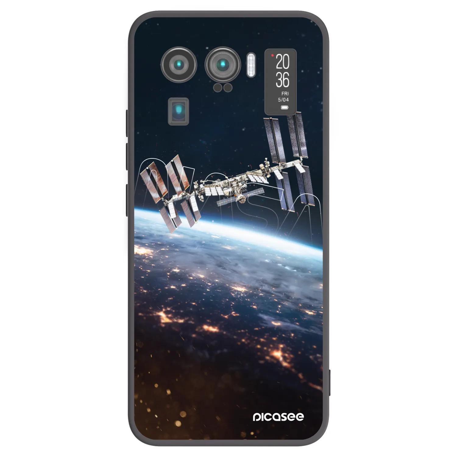 Picasee silikonski črni ovitek za Xiaomi Mi 11 Ultra - Station