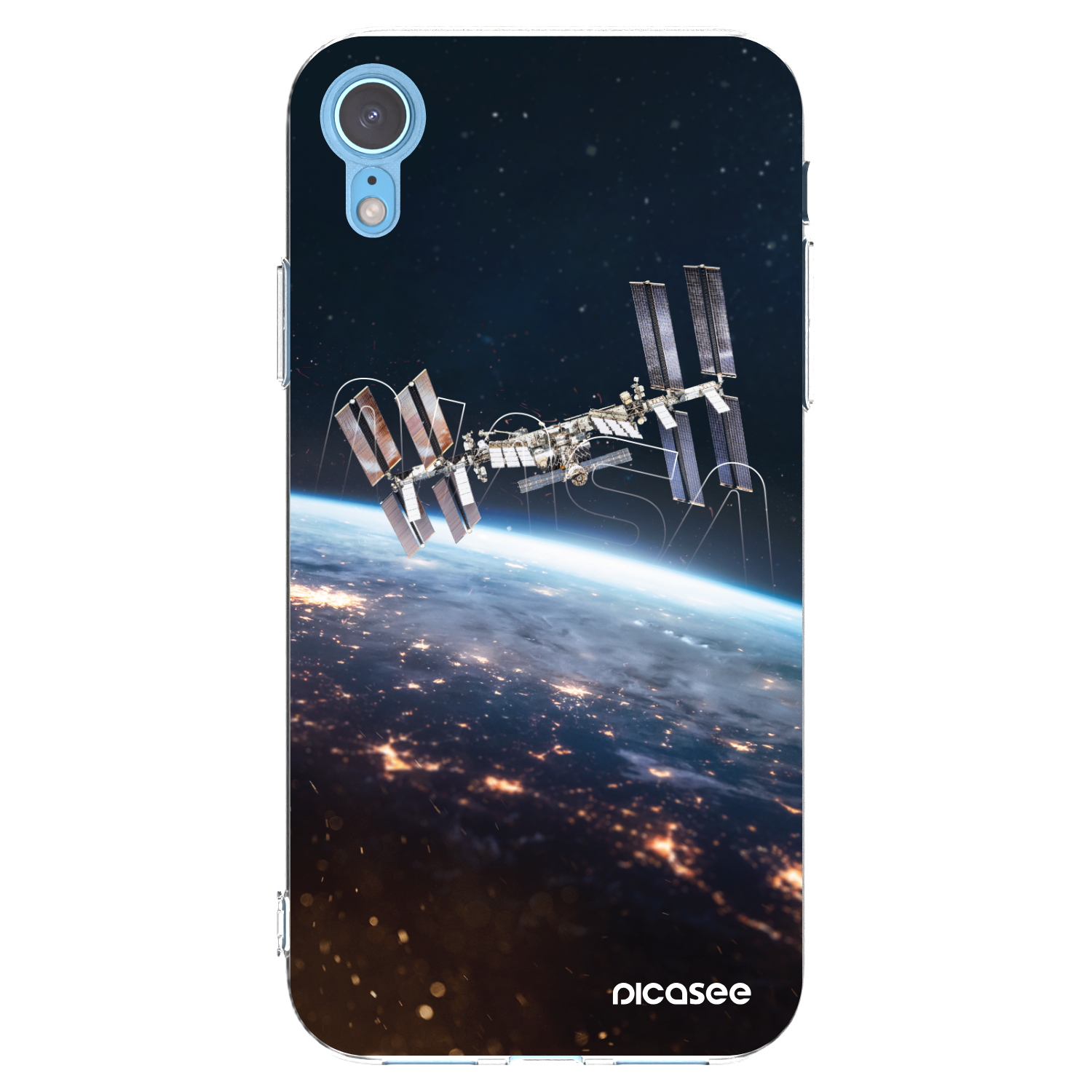 Picasee silikonski prozorni ovitek za Apple iPhone XR - Station