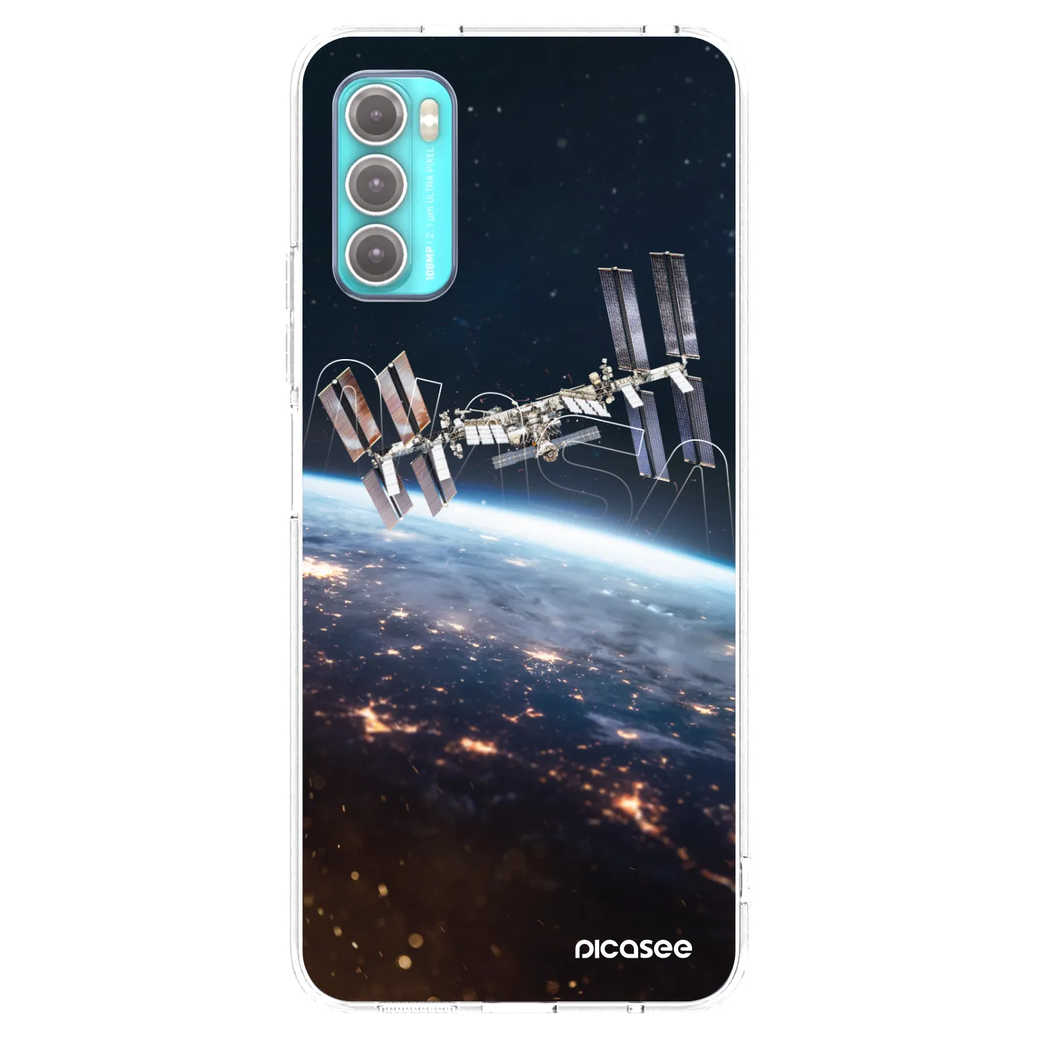 Picasee silikonski prozorni ovitek za Motorola Moto G60 - Station